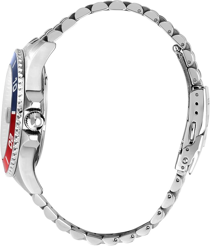 Orologio Uomo Sector Automatico Lunetta Blu Rosso Tempo e Data _R3223161018