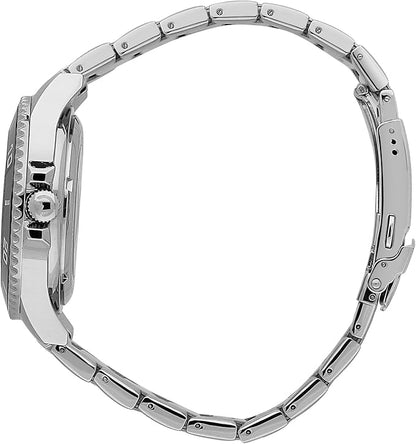 Orologio Uomo Sector Automatico Lunetta Nera Quadr. Blu Tempo e Data _R3221161003