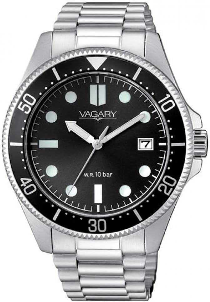 Orologio Vagary by Citizen Uomo Acciaio Nero _VD5-112-51