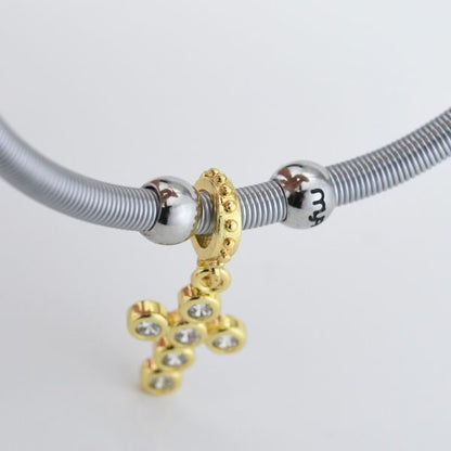 Boccadamo Damen-Armband aus versilberter Bronze mit Zirkonia-Pavé _KBR030 