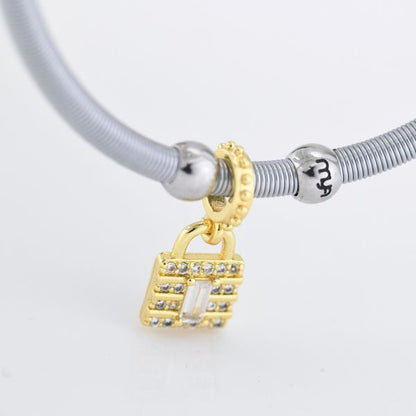 Boccadamo Damen-Armband aus versilberter Bronze mit Zirkonia-Pavé _KBR030 