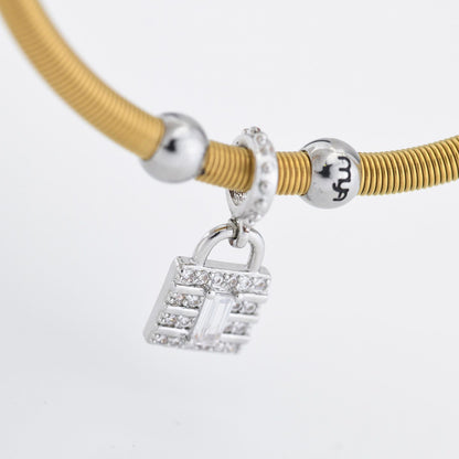 Boccadamo Damen-Armband aus versilberter Bronze mit Zirkonia-Pavé _KBR030 
