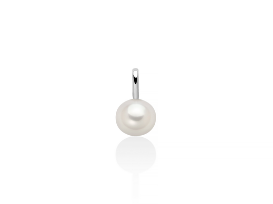 Pendente Miluna Donna Oro Bianco 18KT Perla 7-7,5 _PFD971