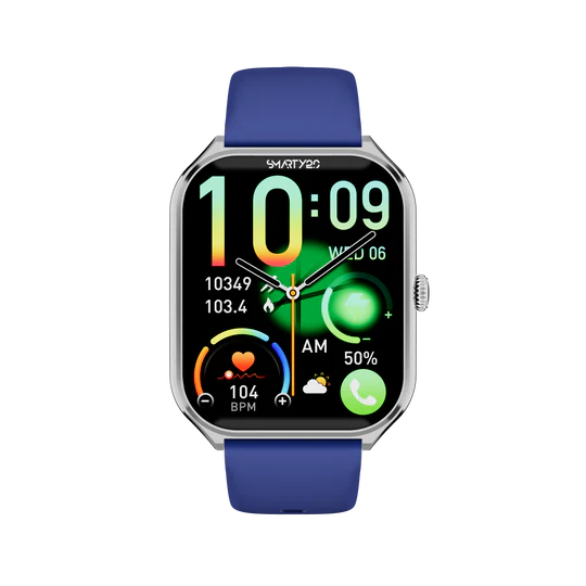 Smarty 2.0 Unisex-Digitaluhr mit weißem Silikonarmband _SW081B 