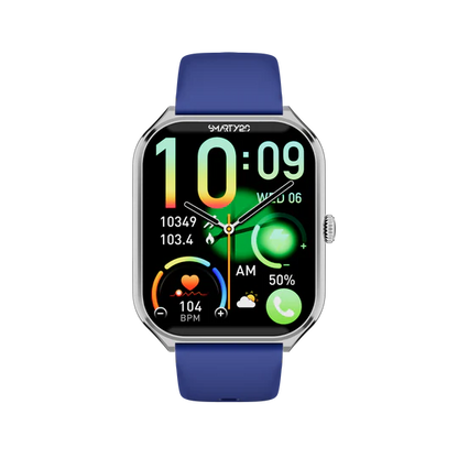 Smarty 2.0 Unisex-Digitaluhr mit weißem Silikonarmband _SW081B 