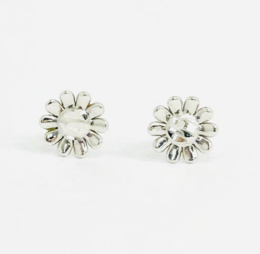 Orecchini Donna Oro Bianco 18 kt Fiorellino _OR006