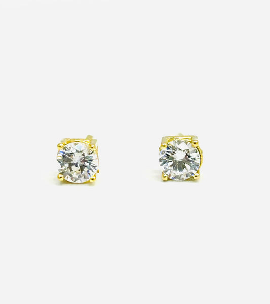 Orecchini Donna Oro Giallo 18 kt Punto Luce Zirconi _OR018