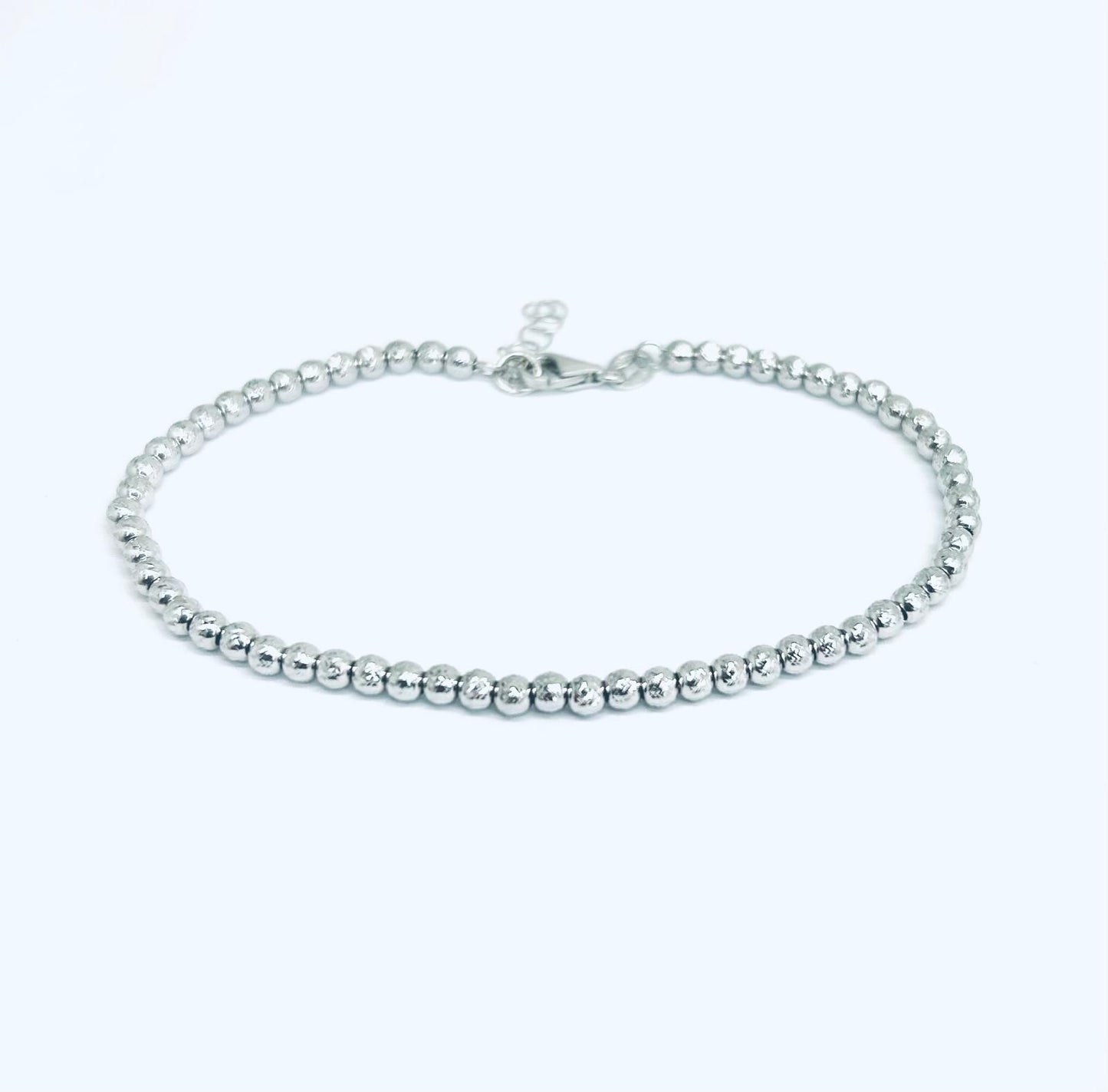 Bracciale Donna Oro Bianco 18 kt Sfaccettato _BR036