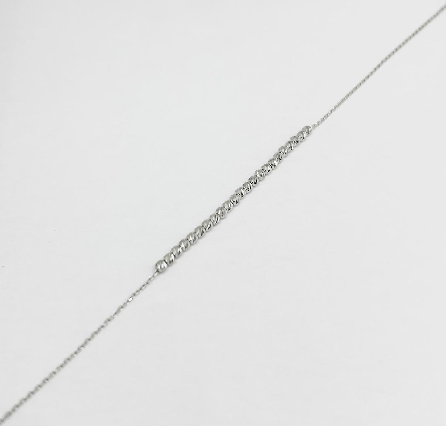 Bracciale Donna Oro Bianco 18 kt Sfaccettato _BR037