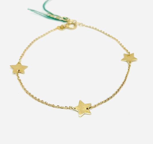 Bracciale Donna Oro Giallo 18 kt Stelline _BR039