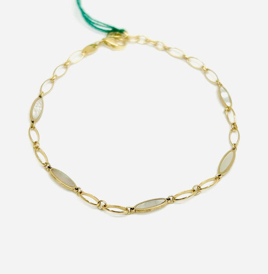 Bracciale Donna Oro Giallo 18 kt Madreperla _BR040