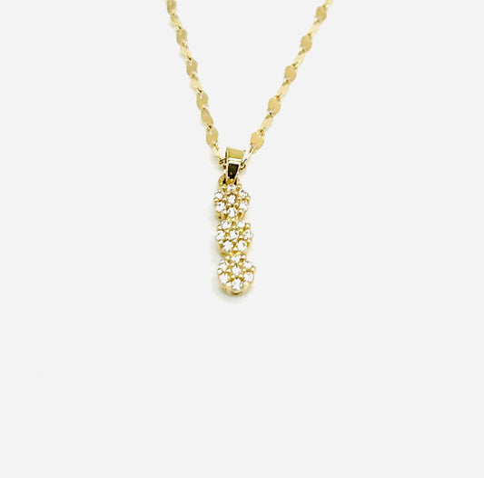 Collana Donna Oro Giallo 18 kt Zirconi _CL044