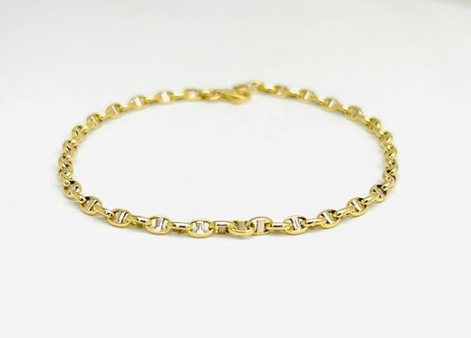Bracciale Uomo Oro Giallo 18 kt Catena _BR049