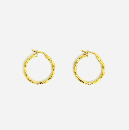 Orecchini Cerchio Donna Oro Giallo 18 kt _OR032