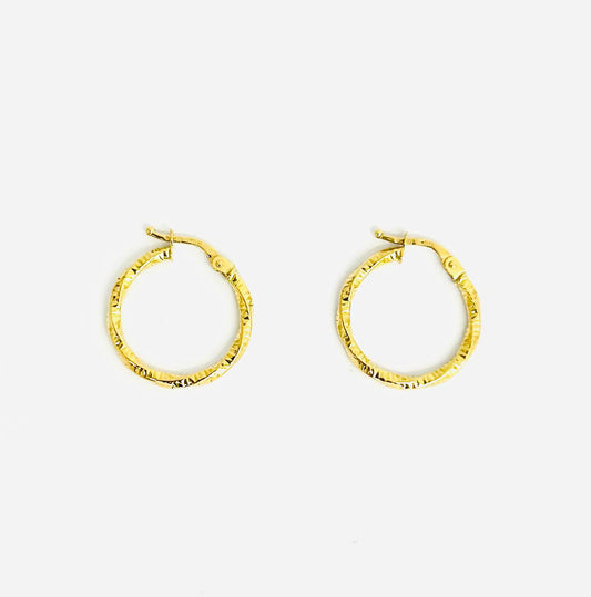 Orecchini Cerchio Donna Oro Giallo 18 kt _OR032