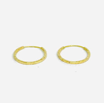 Orecchini Cerchio Donna Oro Giallo 18 kt _OR033