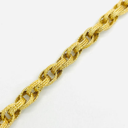 Bracciale Donna Argento Dorato Catena Larga _AGB003