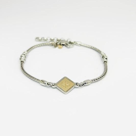 Brosway Damen-Armband aus silbernem Stahl mit Mama-Stern-Symbol, Chakra-Kollektion, BHKB161