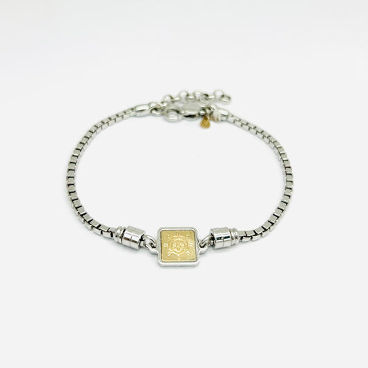 Brosway Damen-Armband aus silbernem Stahl mit Mama-Stern-Symbol, Chakra-Kollektion, BHKB161