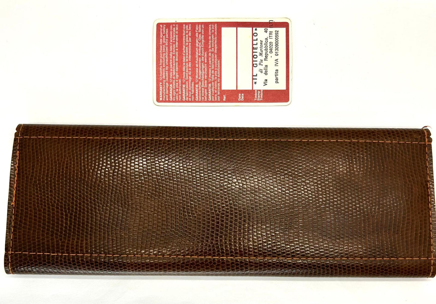 Orologio Vetta Uomo Acciaio Automatico Cronografo Fasi Lunari Cinturino Pelle Marrone Cassa Oro _ETA7751