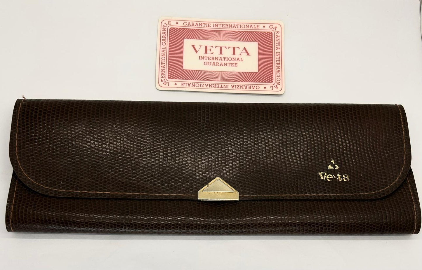 Orologio Vetta Uomo Acciaio Automatico Cronografo Fasi Lunari Cinturino Pelle Marrone Cassa Oro _ETA7751