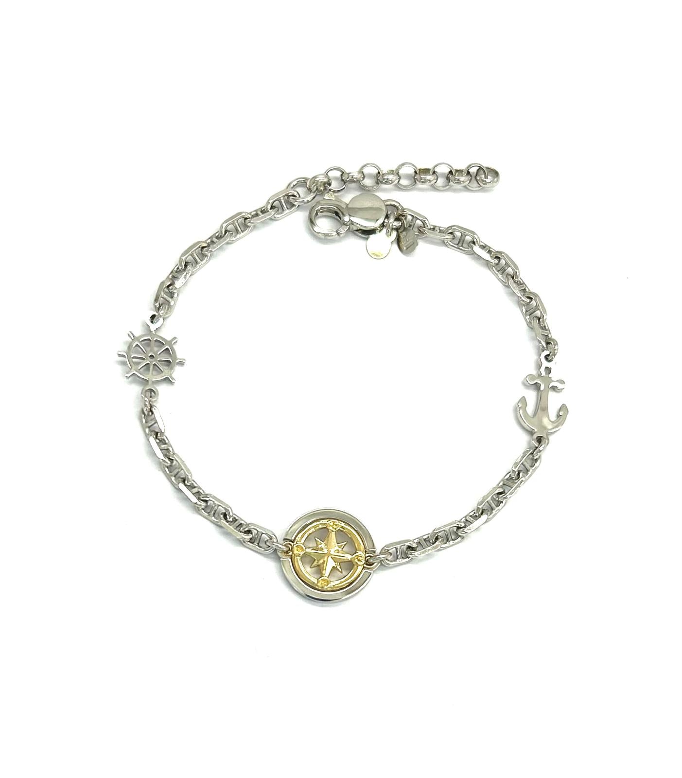 Brosway Damen-Armband aus silbernem Stahl mit Mama-Stern-Symbol, Chakra-Kollektion, BHKB161