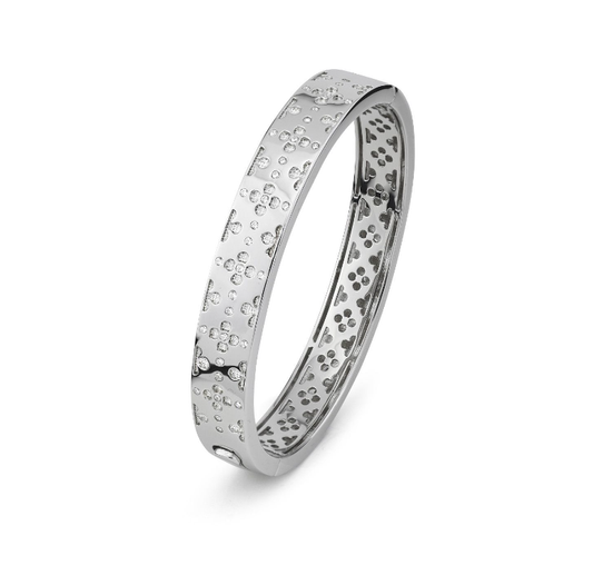 Boccadamo Starres Damenarmband aus versilberter Bronze mit Blumenmotiv und Zirkonia _XB1022 