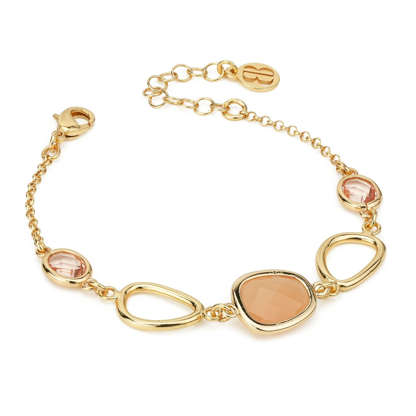 Boccadamo Damen-Armband aus versilberter Bronze mit Zirkonia-Pavé _KBR030 