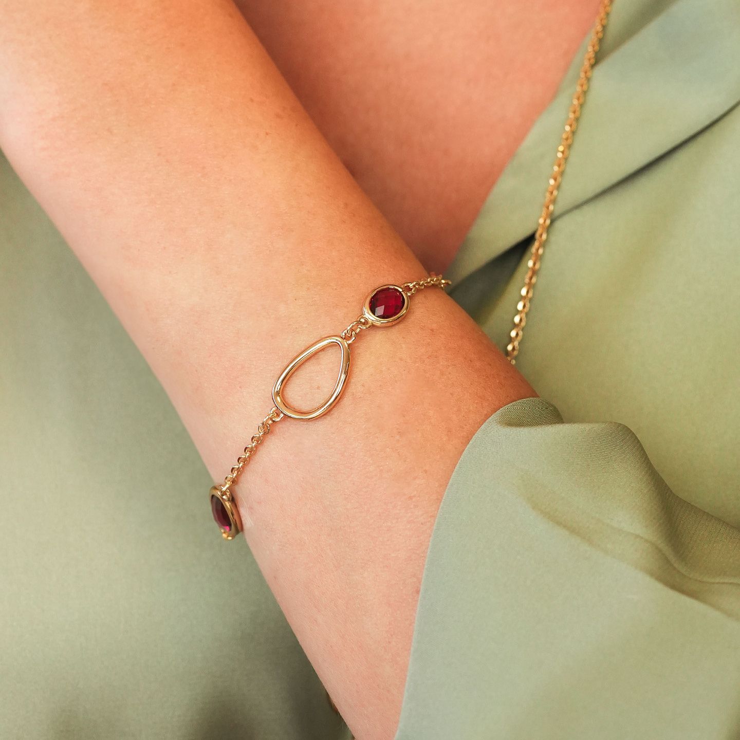 Boccadamo Damen-Armband Stahl Bronze Silber Farbe Rosa Kristall _XBR808B 