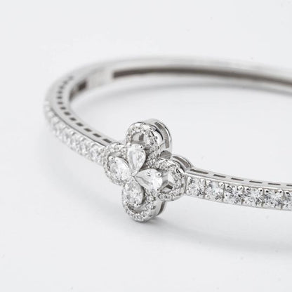 Bracciale Boccadamo Donna Bronzo Rigido Zirconi e Cristalli _XB1048