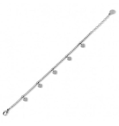 Boccadamo Damen-Armband aus versilberter Bronze mit Zirkonia-Pavé _KBR030 