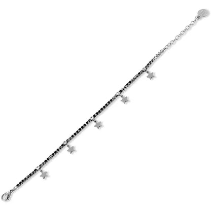 Boccadamo Damen-Armband aus versilberter Bronze mit Zirkonia-Pavé _KBR030 