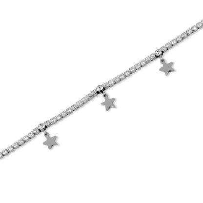 Boccadamo Damen-Armband aus versilberter Bronze mit Zirkonia-Pavé _KBR030 