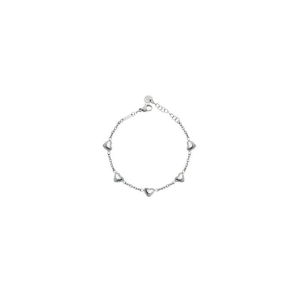 LIU JO Damenarmband aus versilbertem Stahl mit weißen Zirkonen _LJ2458 