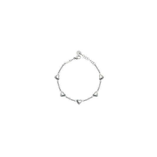 Bracciale LIU JO Donna Acciaio Catena 5 Cuori Silver _LJ3191
