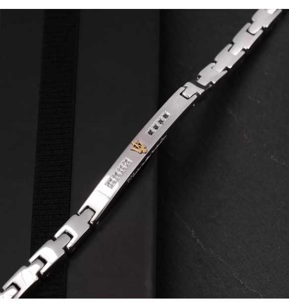 Brosway Damen-Armband aus silbernem Stahl mit Mama-Stern-Symbol, Chakra-Kollektion, BHKB161