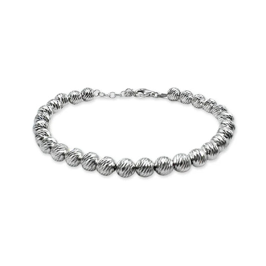 Bracciale MilleLuci Donna Argento 925 Sfere Sfaccettate _AGB041