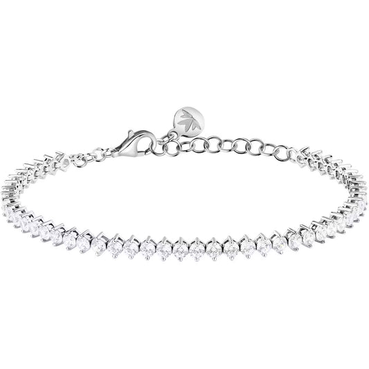 Bracciale Morellato Tesori Donna Acciaio Tennis Zirconi Bianchi _SAIW261