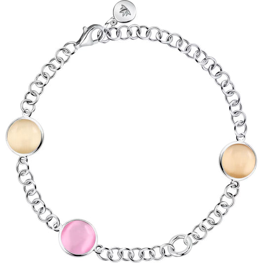 Bracciale Morellato Venezia Donna Argento Cat Eye Multicolor Rosa _SAZM22