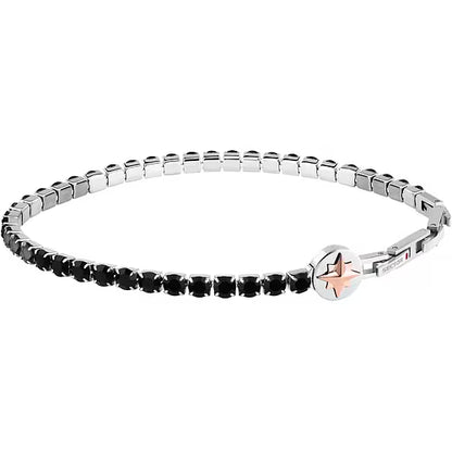 Bracciale Sector Uomo Acciaio Tennis Nero _SANN65
