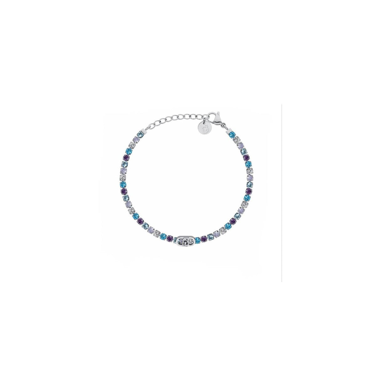 Bracciale Liu Jo Donna Acciaio Tennis Zirconi Nuance Blu _LJ3216