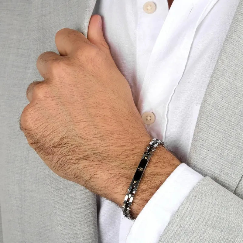 Brosway Damen-Armband aus silbernem Stahl mit Mama-Stern-Symbol, Chakra-Kollektion, BHKB161