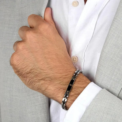 Brosway Damen-Armband aus silbernem Stahl mit Mama-Stern-Symbol, Chakra-Kollektion, BHKB161