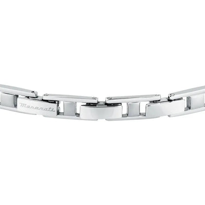 Bracciale Maserati Uomo Acciaio Zaffiri Blu PVD Ora Rosa _JM224AXO01
