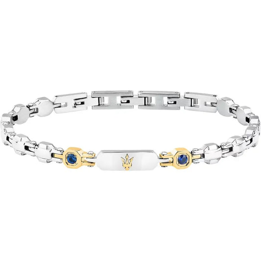 Bracciale Maserati Uomo Acciaio Zaffiri Blu _JM335AX011