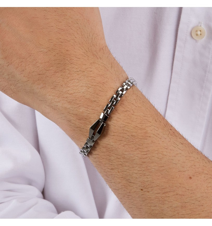 Brosway Damen-Armband aus silbernem Stahl mit Mama-Stern-Symbol, Chakra-Kollektion, BHKB161
