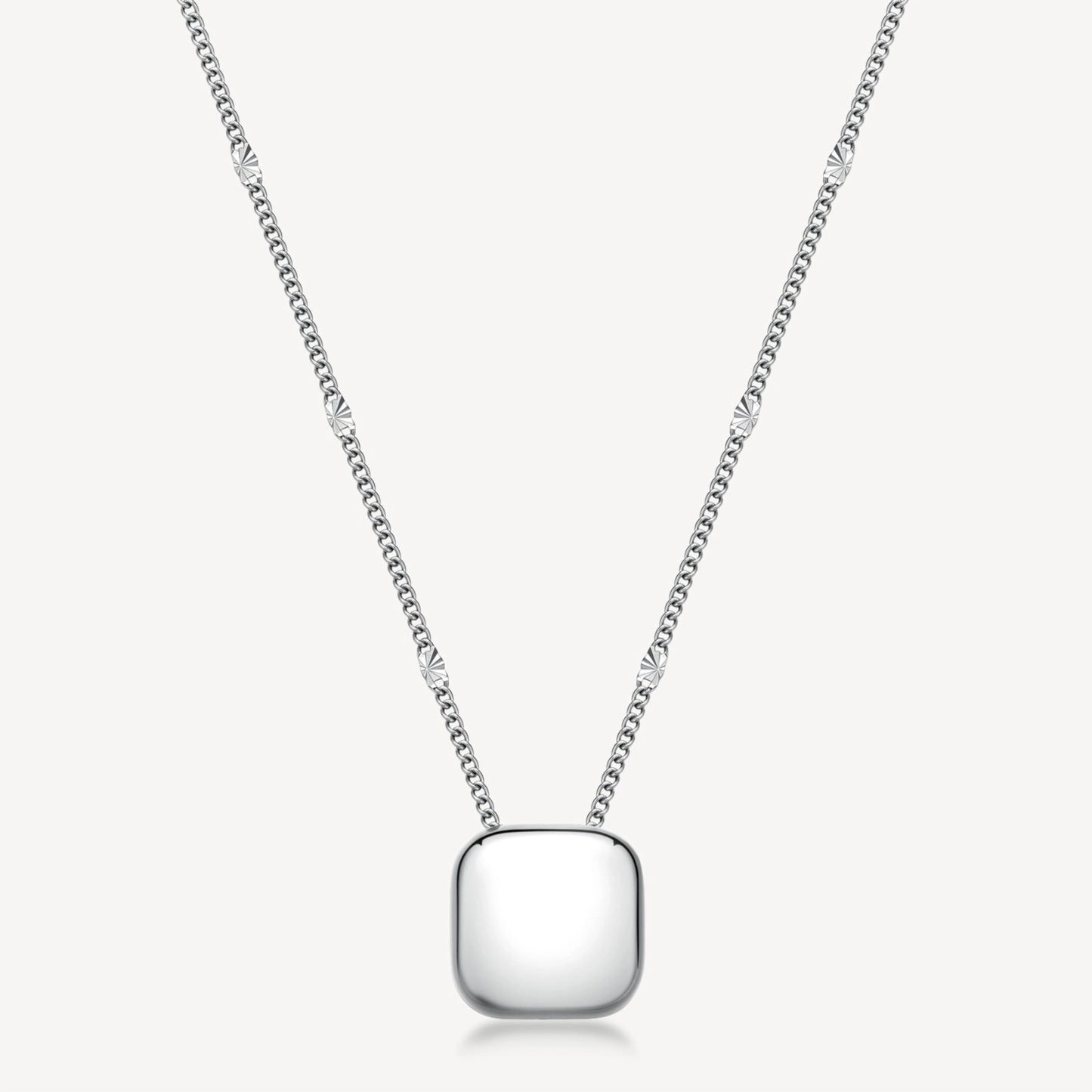 Bracciale Brosway Muse Donna Acciaio Silver Pendente Quadrato _BUE01