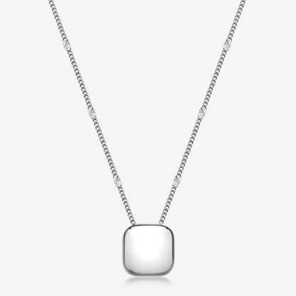 Bracciale Brosway Muse Donna Acciaio Silver Pendente Quadrato _BUE01