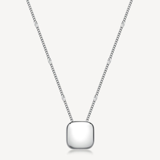 Bracciale Brosway Muse Donna Acciaio Silver Pendente Quadrato _BUE01