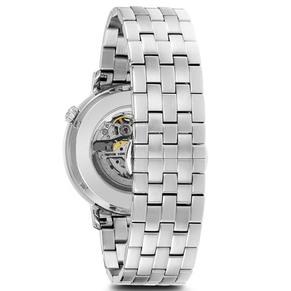 Bulova Herrenuhr Stahl Automatik Sutton Grau 96A119 